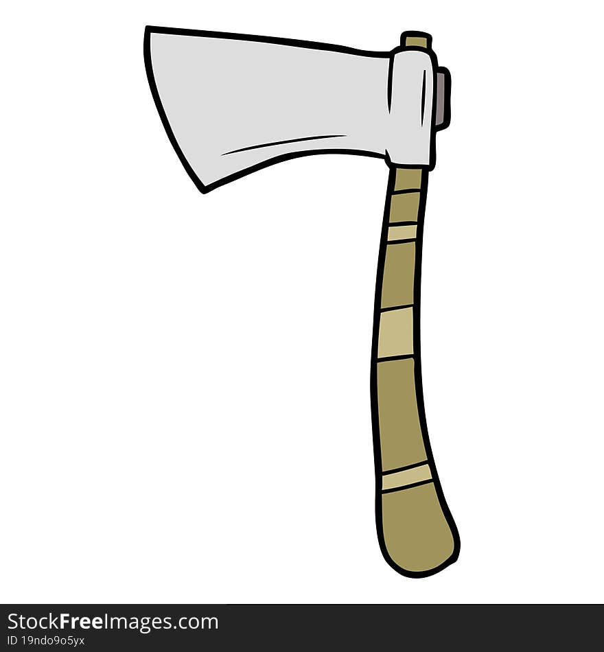 cartoon viking axe. cartoon viking axe