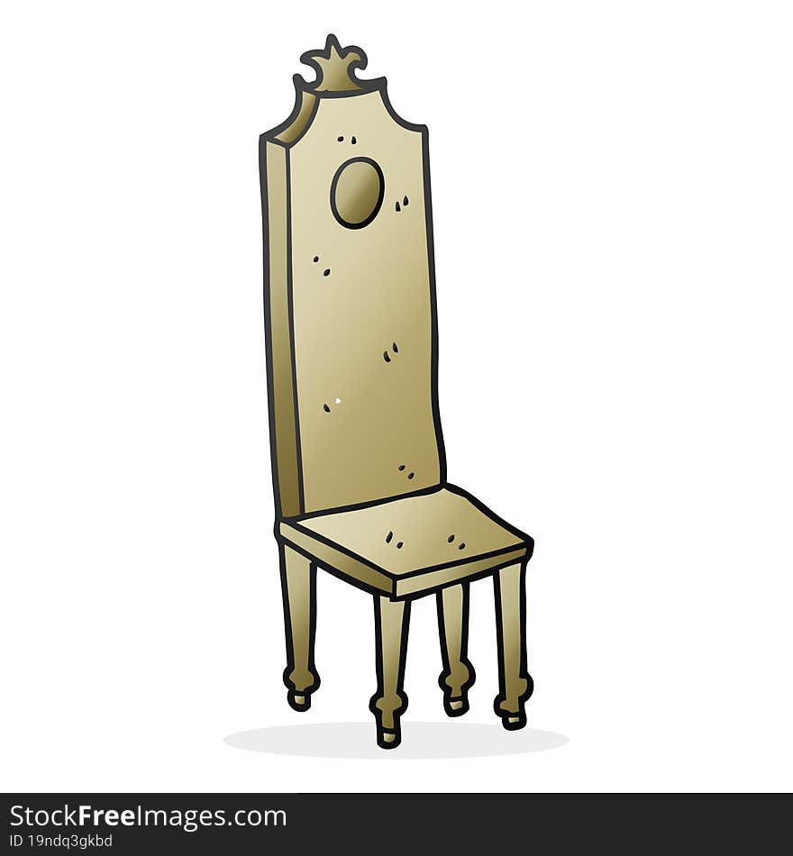 cartoon fancy chair