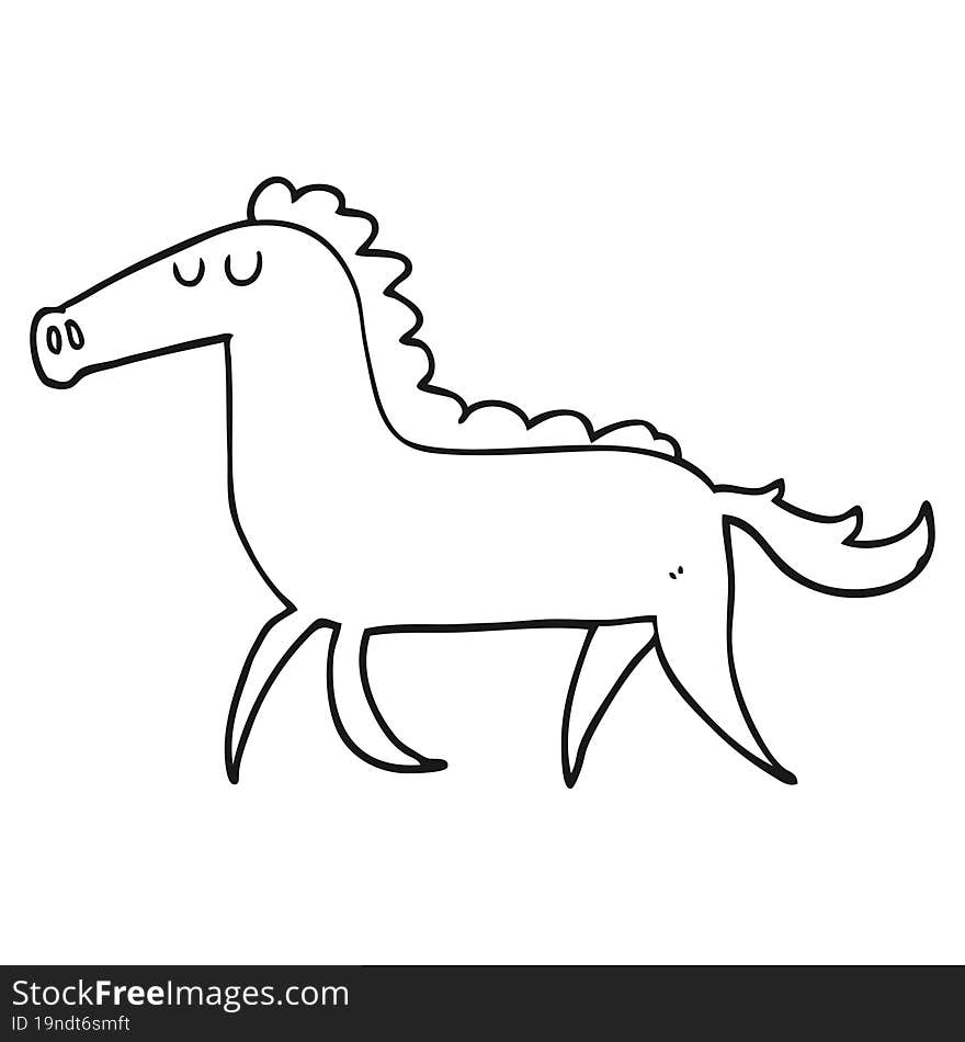 Cartoon Horse