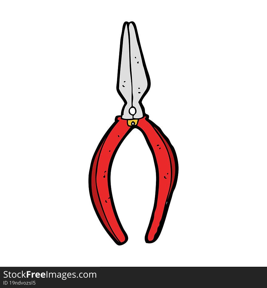 cartoon pliers