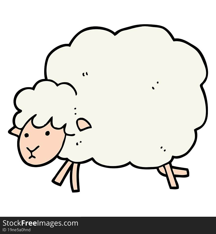 cartoon sheep