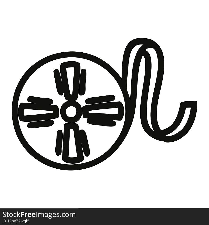 movie film reel icon symbol