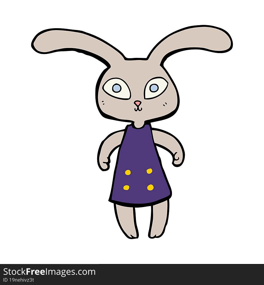 Cute Cartoon Rabbit