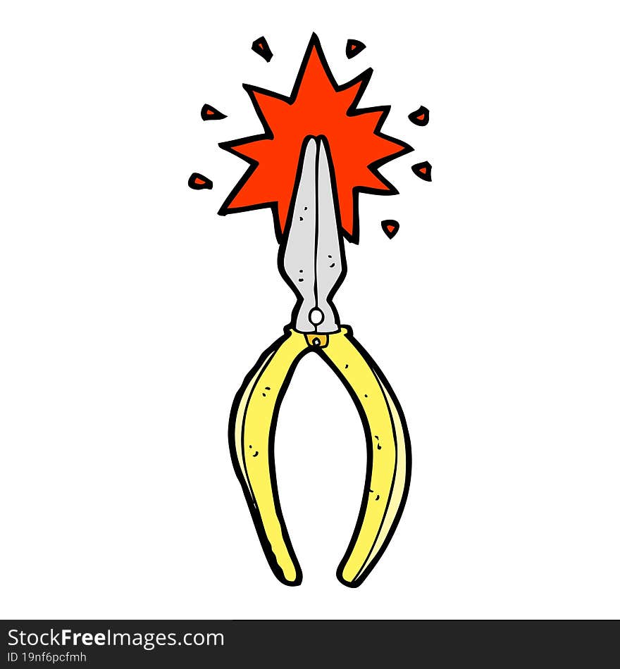 cartoon pliers