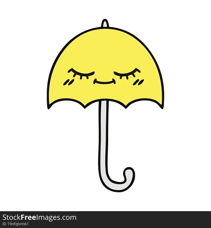 Cute Cartoon Umbrella