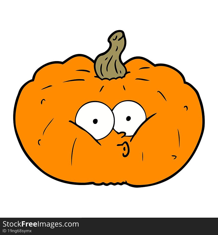 cartoon pumpkin. cartoon pumpkin