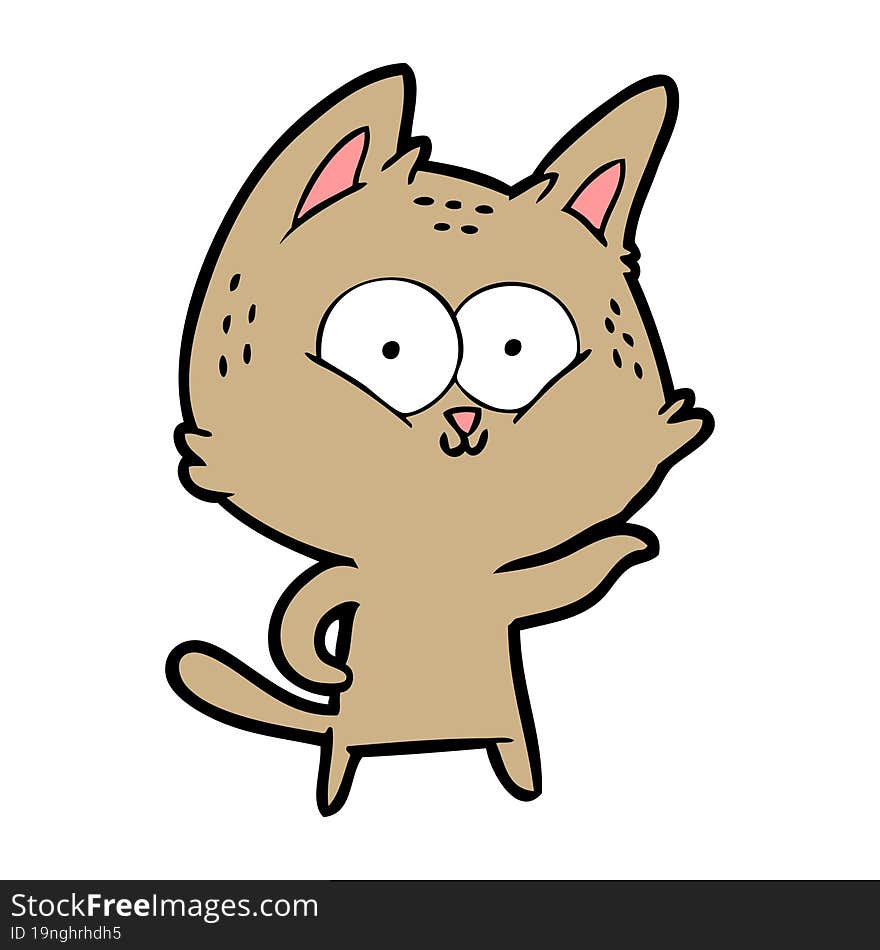 cartoon cat. cartoon cat