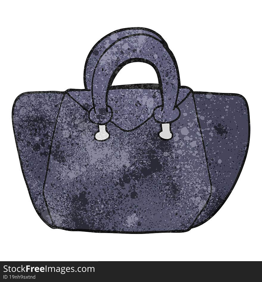 textured cartoon handbag