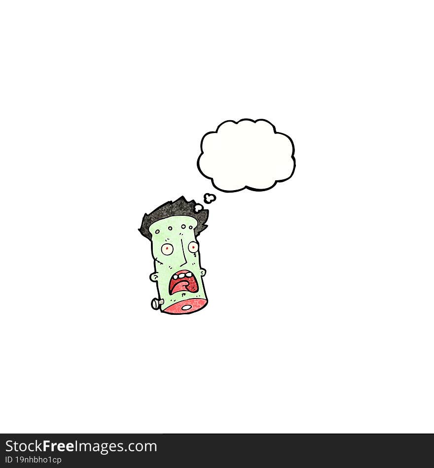 Frankenstein S Monster Head Cartoon