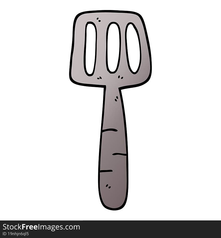 Cartoon Doodle Food Spatula