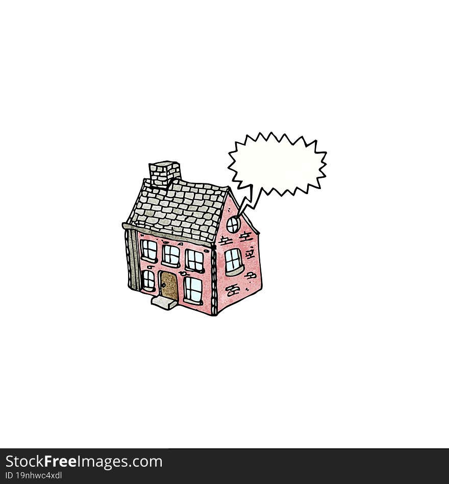 Cartoon Farm House