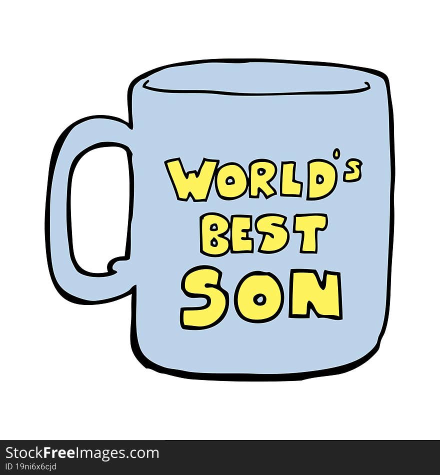 worlds best son mug