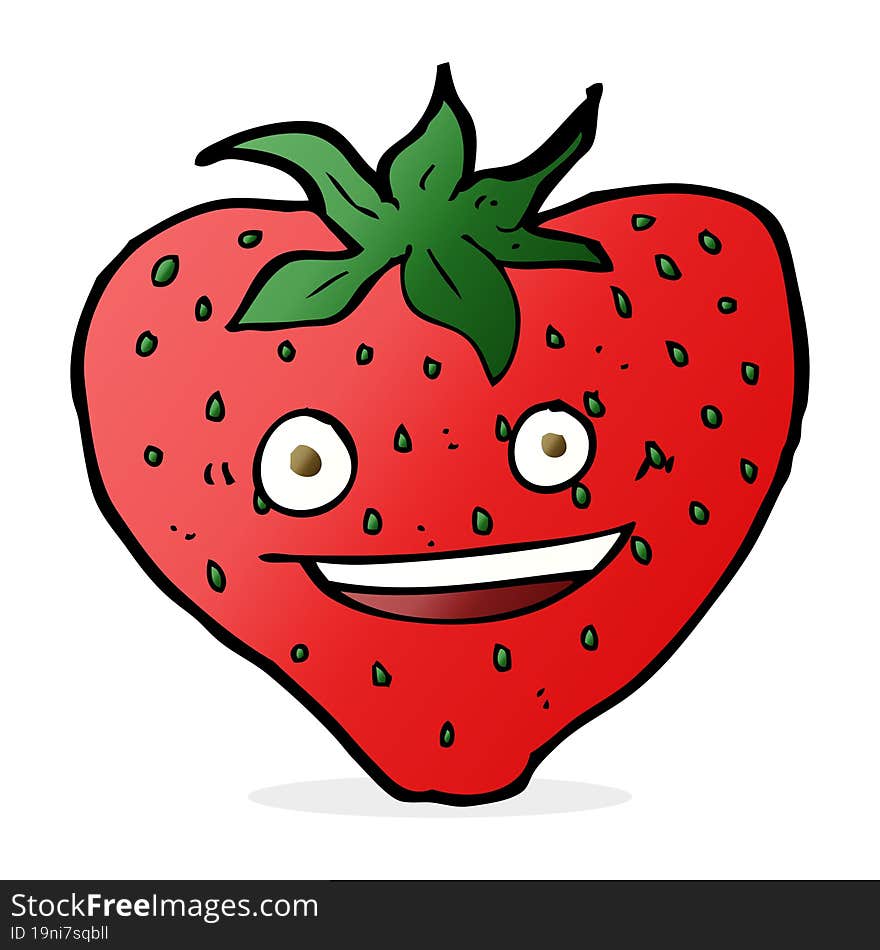 cartoon strawberry