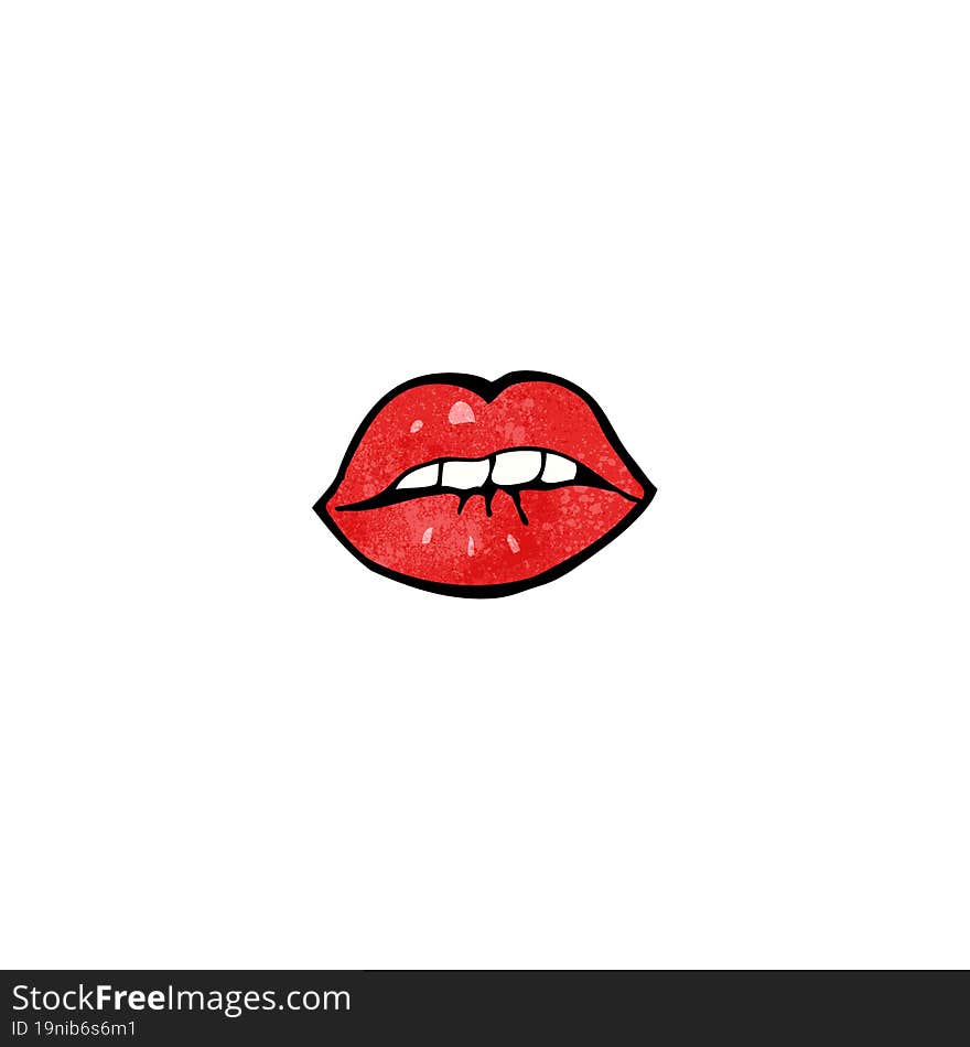 cartoon lips