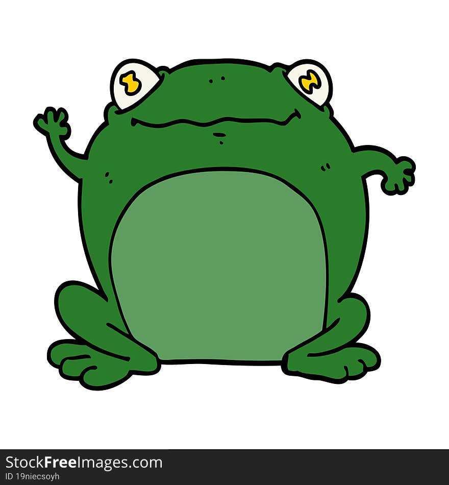 cartoon frog