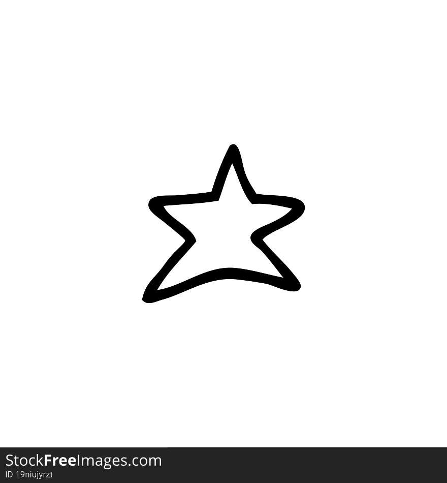 cartoon star symbol