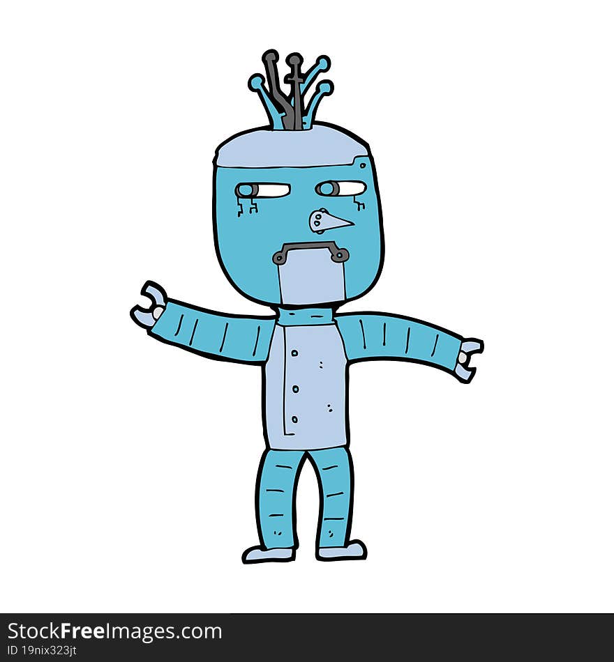 Cartoon Robot