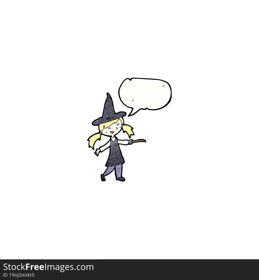 witch girl cartoon