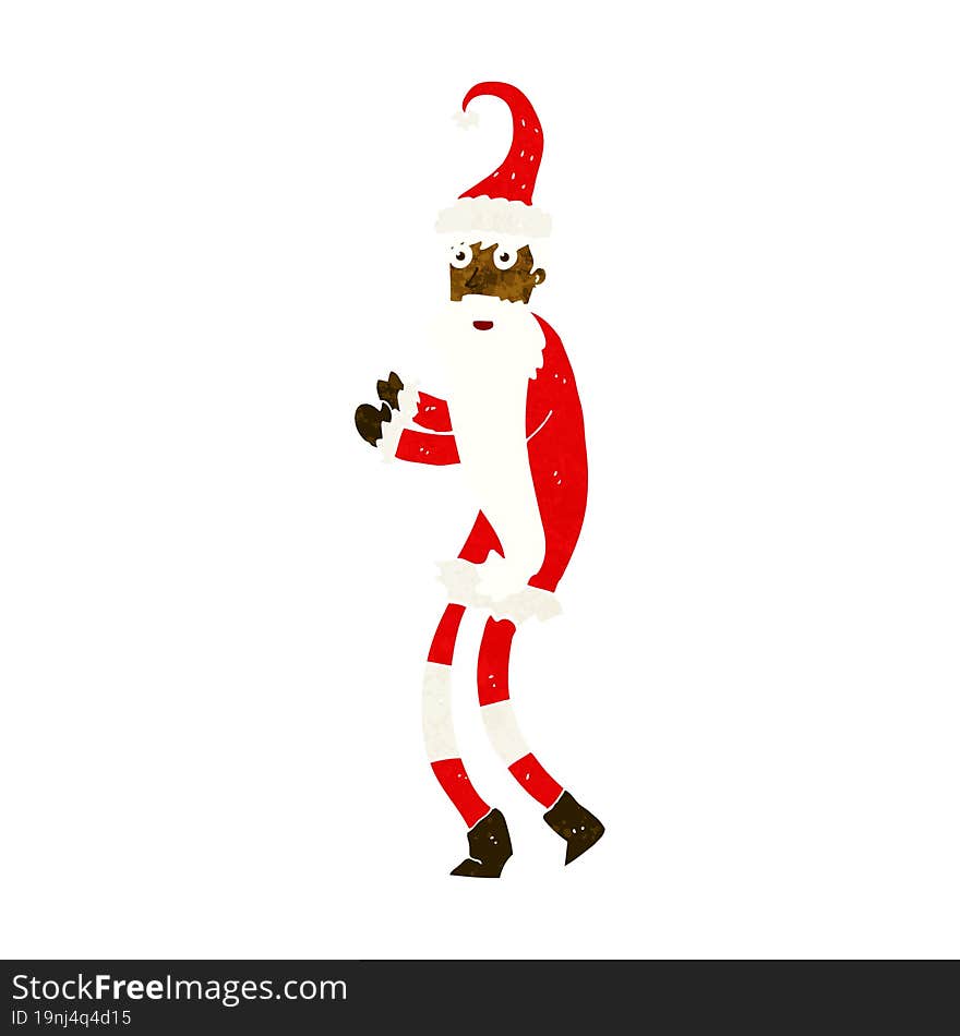 cartoon santa claus