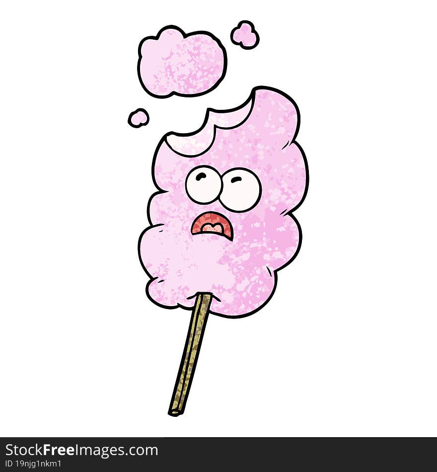 cotton candy cartoon. cotton candy cartoon