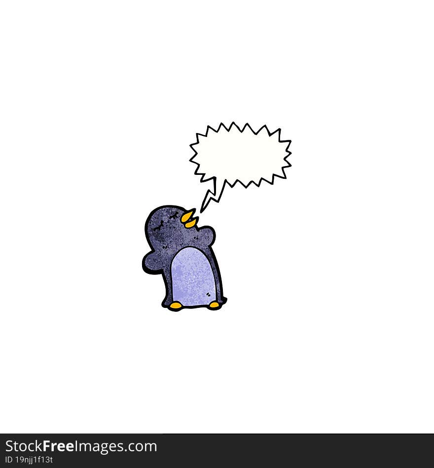 singing penguin cartoon character