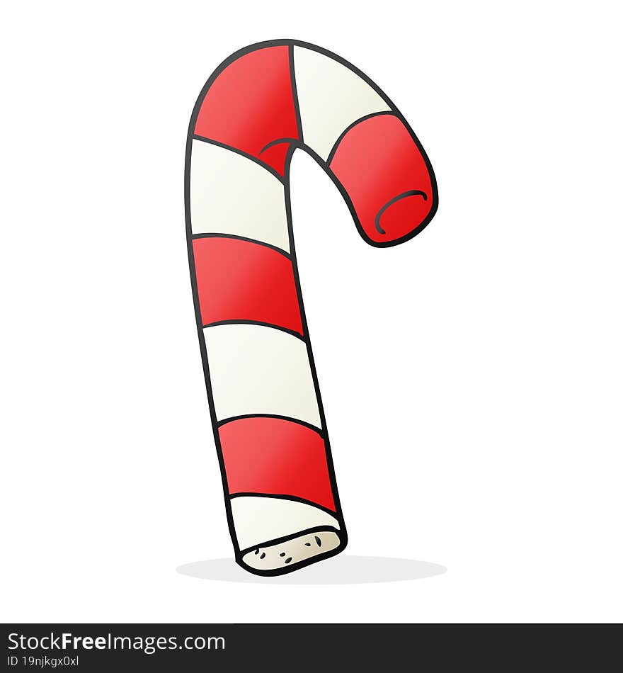 Cartoon Candy Cane