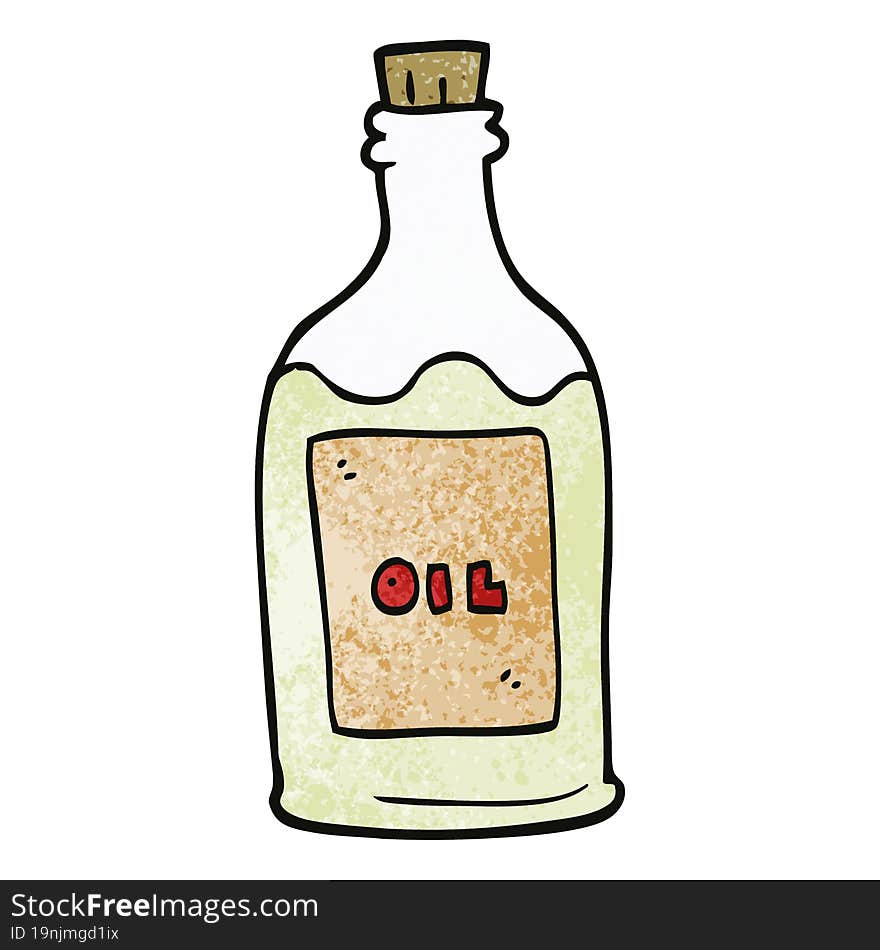 cartoon doodle olive oil