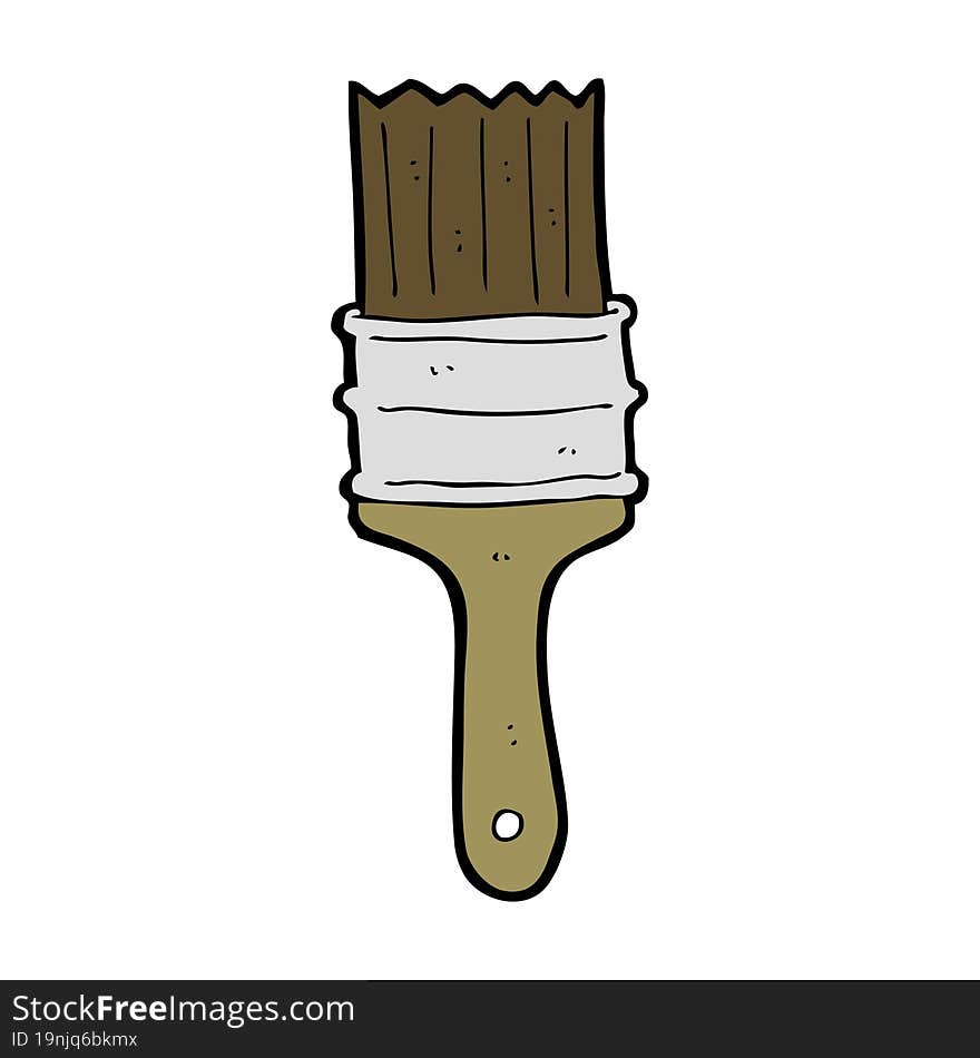 Cartoon Paint Brush