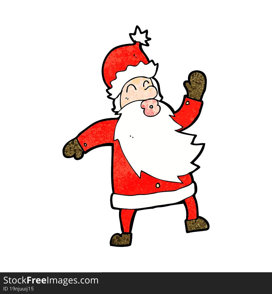 cartoon santa