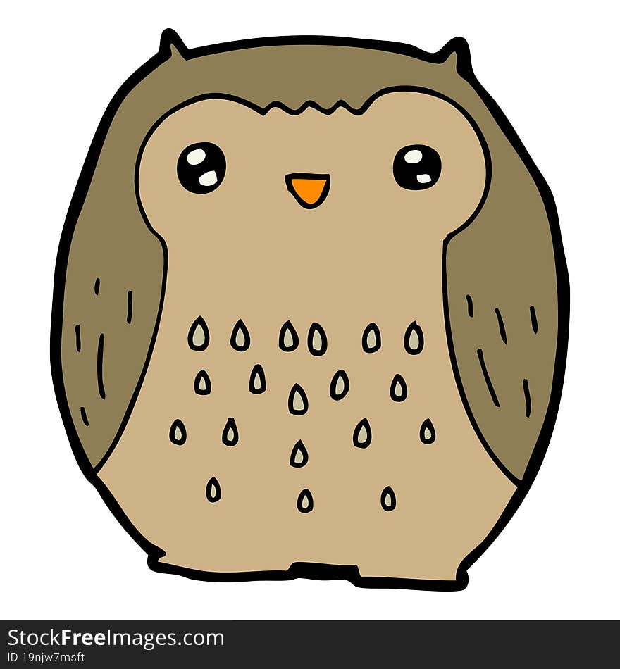 cute cartoon owl