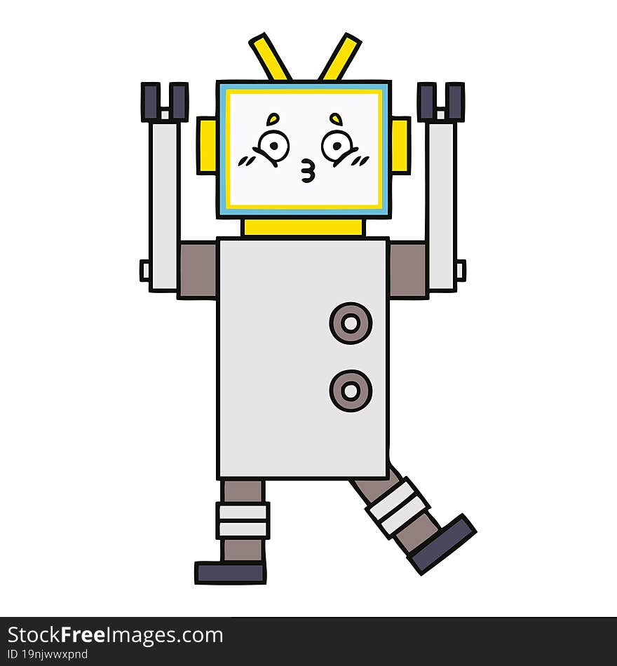 Cute Cartoon Robot