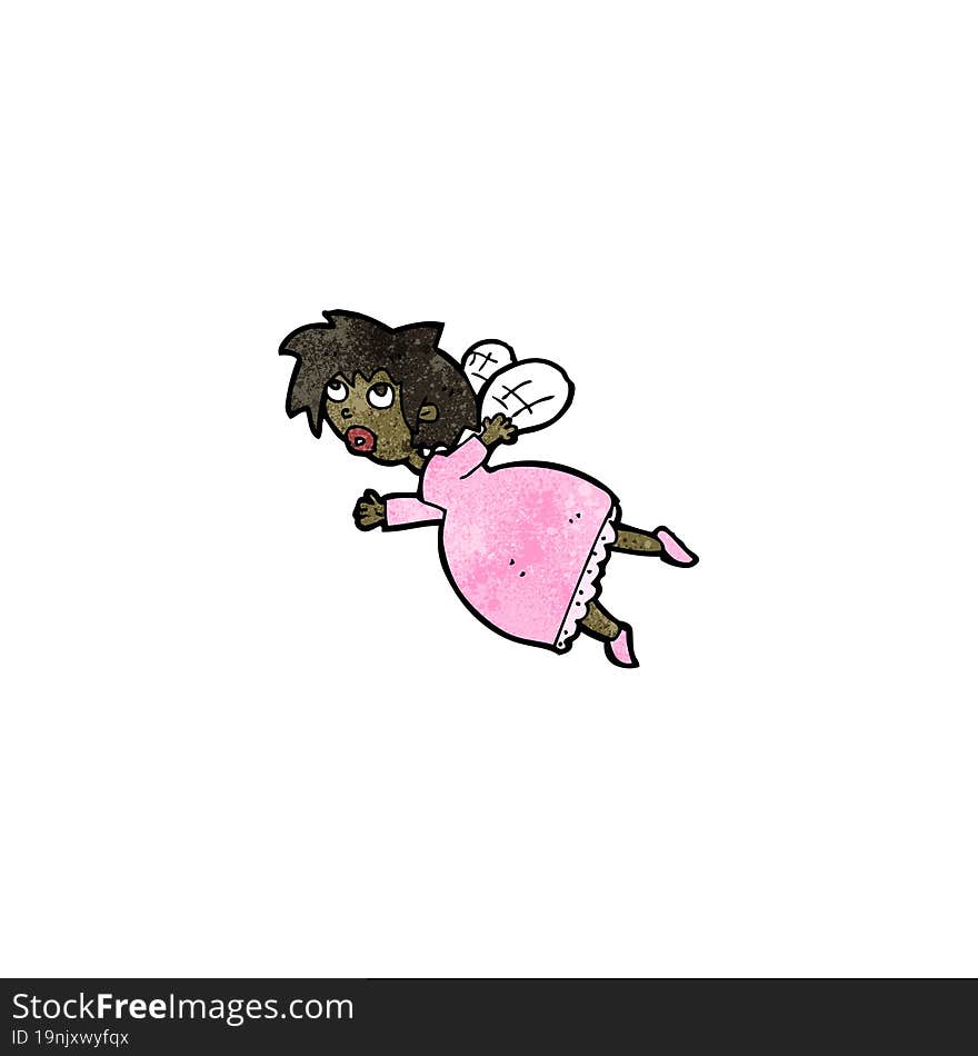 Cartoon Fairy Flying