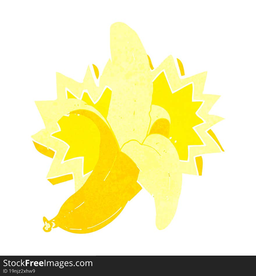 cartoon banana symbol