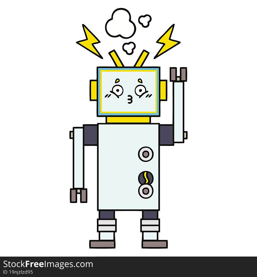 Cute Cartoon Robot