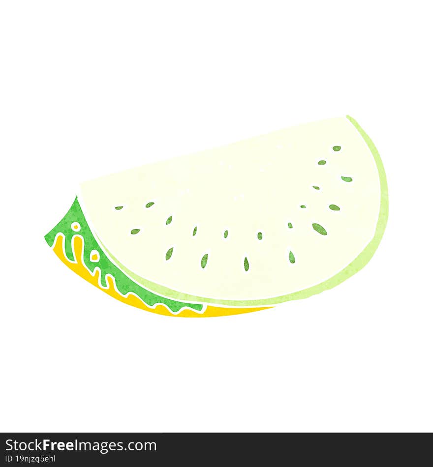 Cartoon Melon Slice