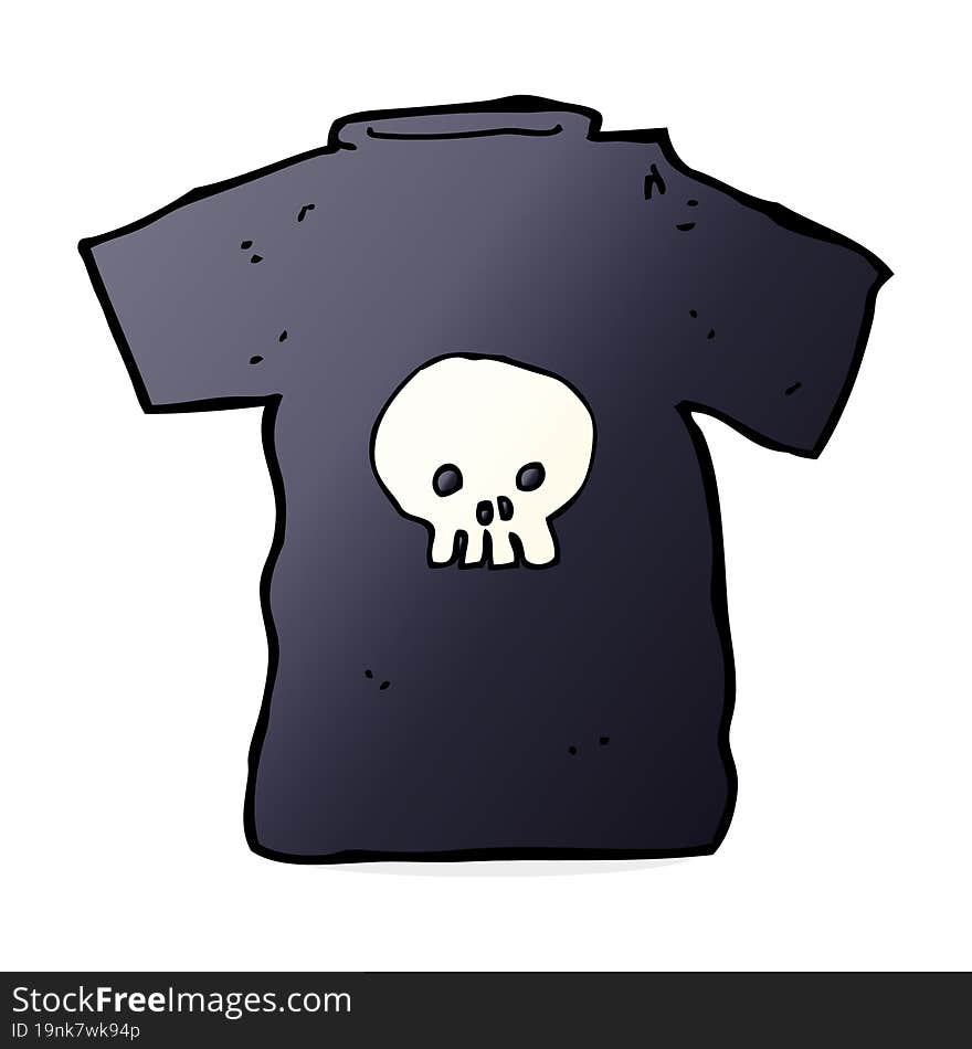 Cartoon Skull Tee