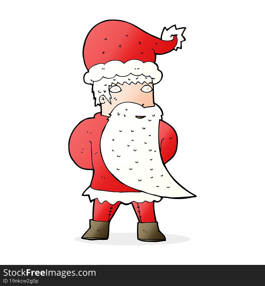 cartoon santa claus