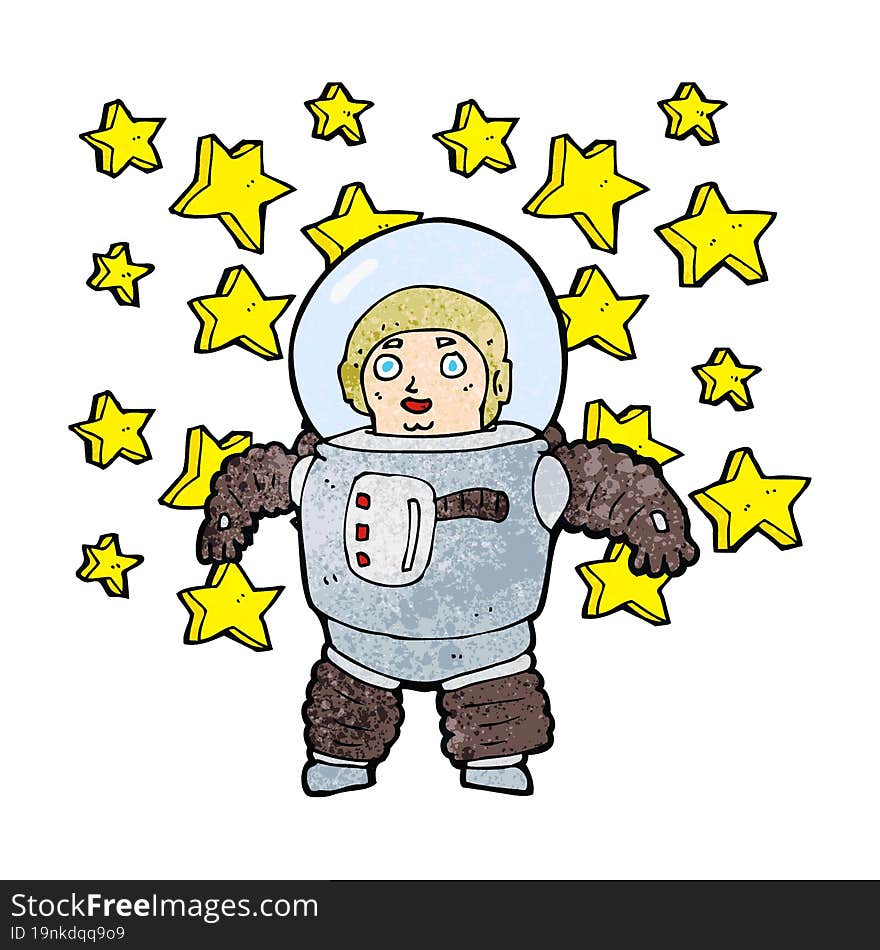 Cartoon Astronaut