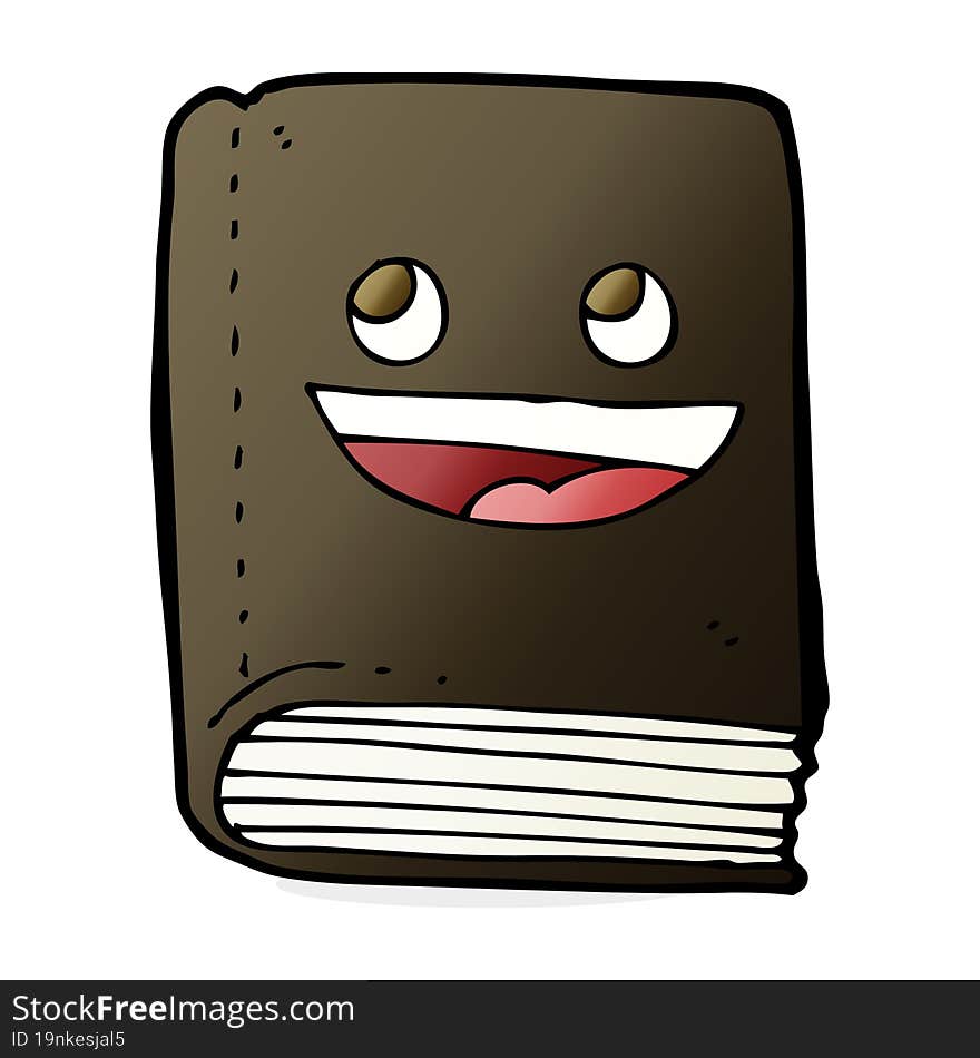 cartoon happy book