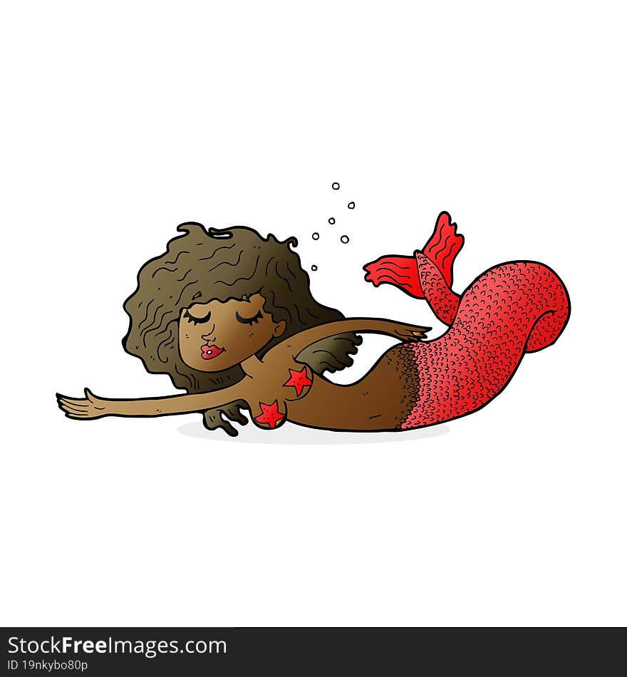 Cartoon Mermaid