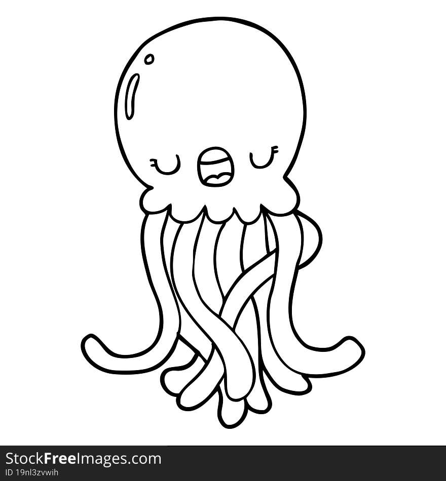 cartoon jellyfish