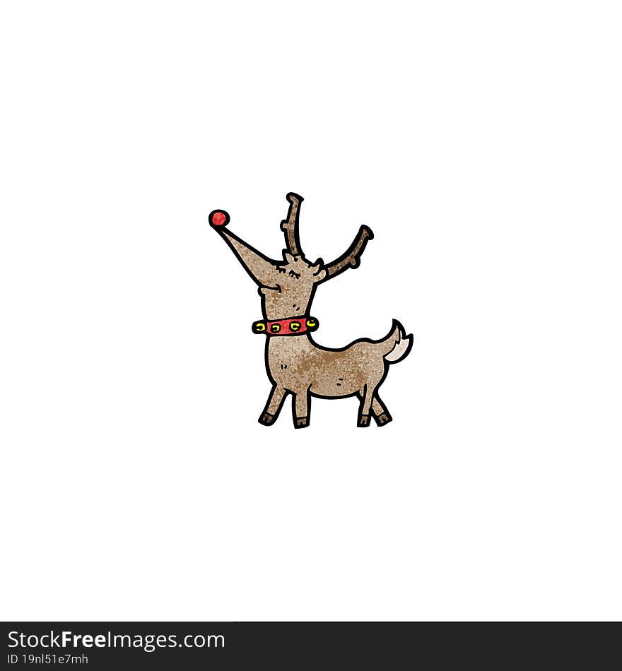 cartoon christmas reindeer