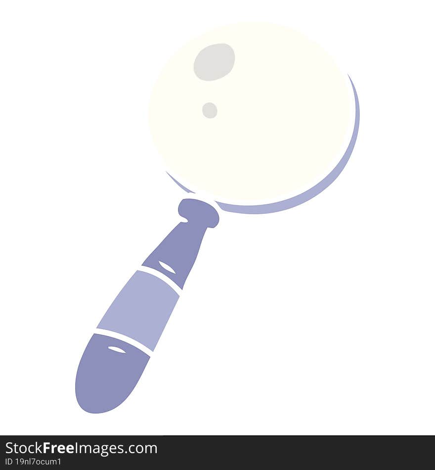 Cartoon Doodle Of A Magnifying Glass