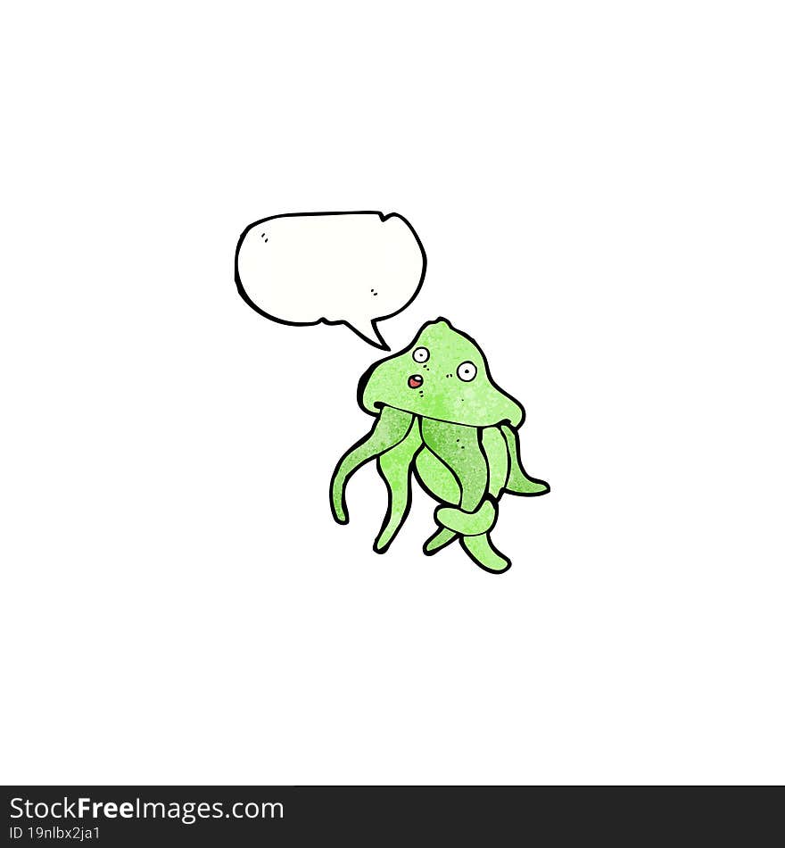 cartoon squid