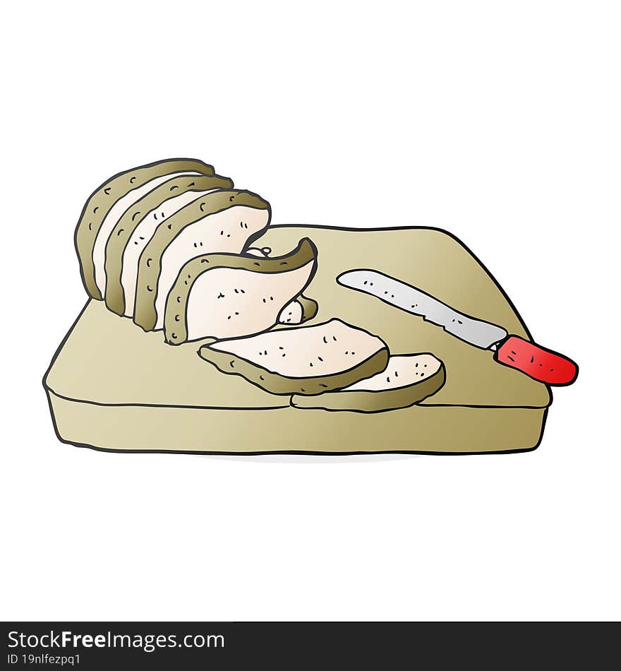 Cartoon Sliced Bread