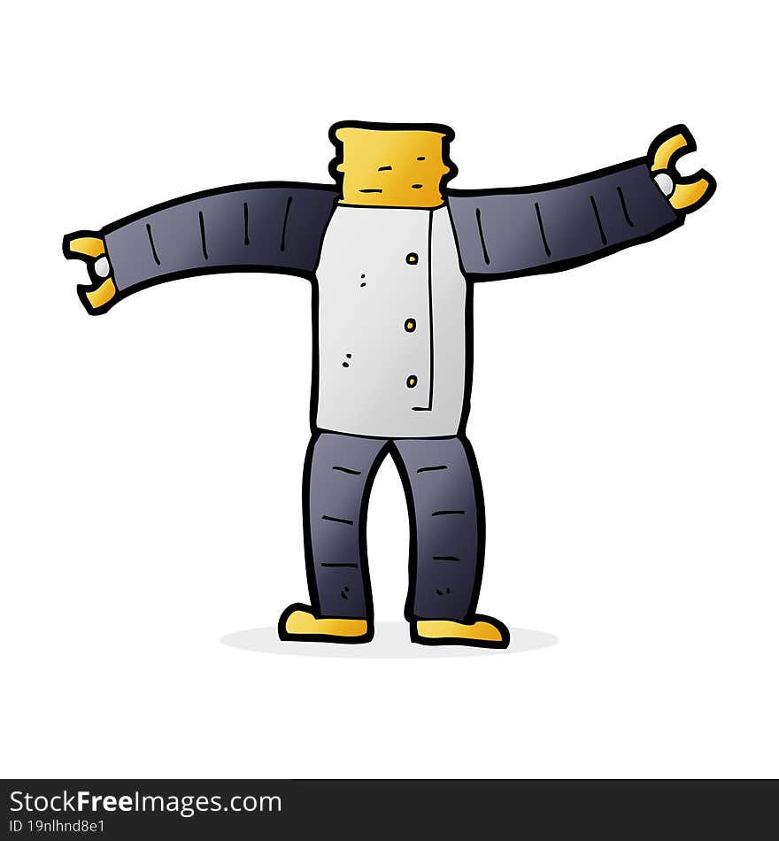 cartoon robot body (mix and match cartoons or add own photos