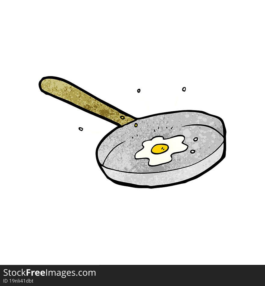 Cartoon Fried Egg