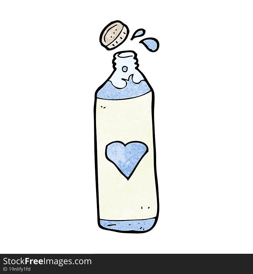 cartoon water bottle