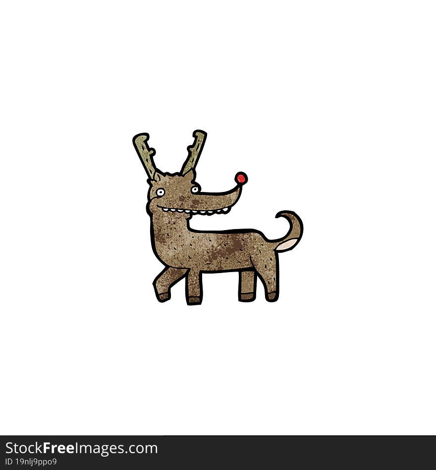 cartoon reindeer