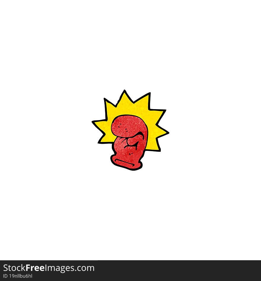 cartoon boxing glove